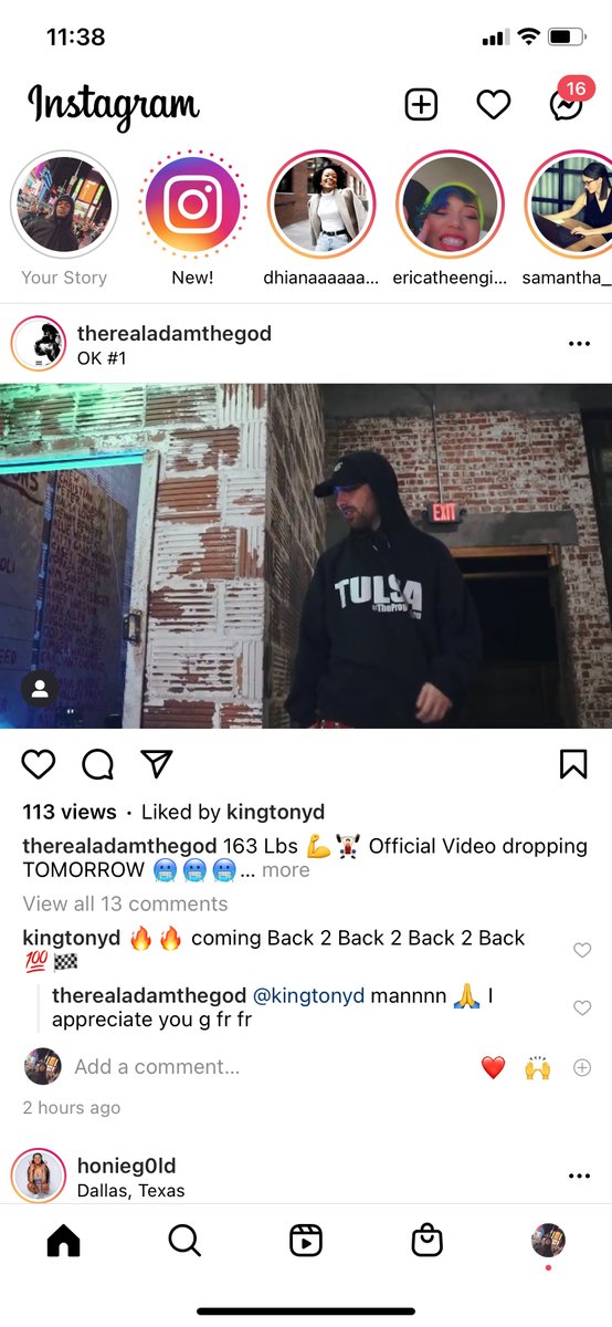 TulsaProgress's tweet image. Adam the God representing Tulsa the best way possible !!