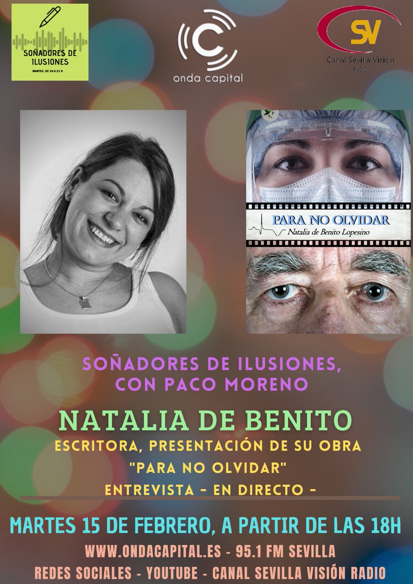 Este martes en <a href="/ondacapitalfm/">Onda Capital</a> hablamos de mi libro Para no olvidar. A partir de las 18:30. Tienes preguntas?? Atrévete!!!
