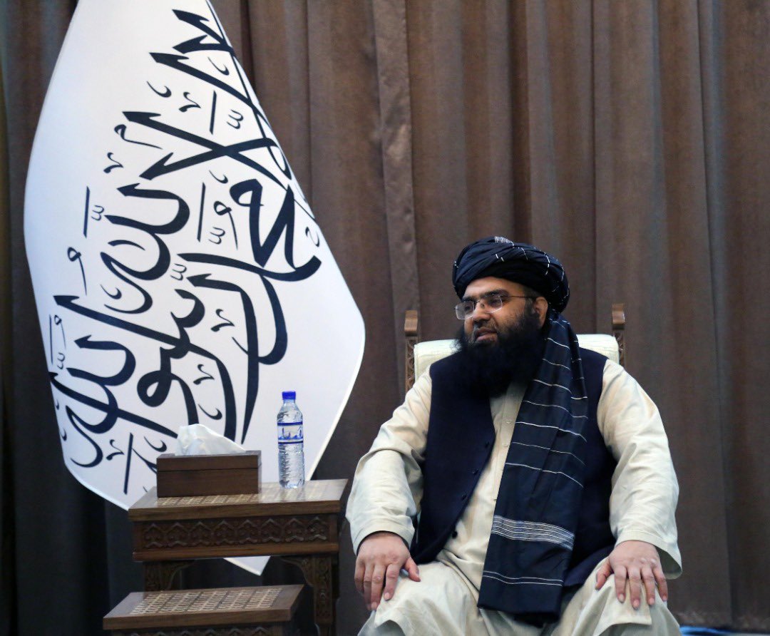 KingSiasi's tweet photo. IEA Deputy PM #Maulvi_Abdul_Kabir Met With A Delegation of #Construction_Companies Promised Them That Necessary Cooperation Will Be Provided to Solve Problems &amp; Consider Their Proposals, As Well As Provide Them Good Grounds For #Development_Work in The Country.
#Afghanistan https://t.co/3j87EomOnx