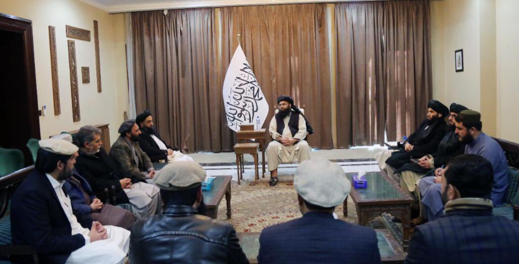 KingSiasi's tweet photo. IEA Deputy PM #Maulvi_Abdul_Kabir Met With A Delegation of #Construction_Companies Promised Them That Necessary Cooperation Will Be Provided to Solve Problems &amp; Consider Their Proposals, As Well As Provide Them Good Grounds For #Development_Work in The Country.
#Afghanistan https://t.co/3j87EomOnx