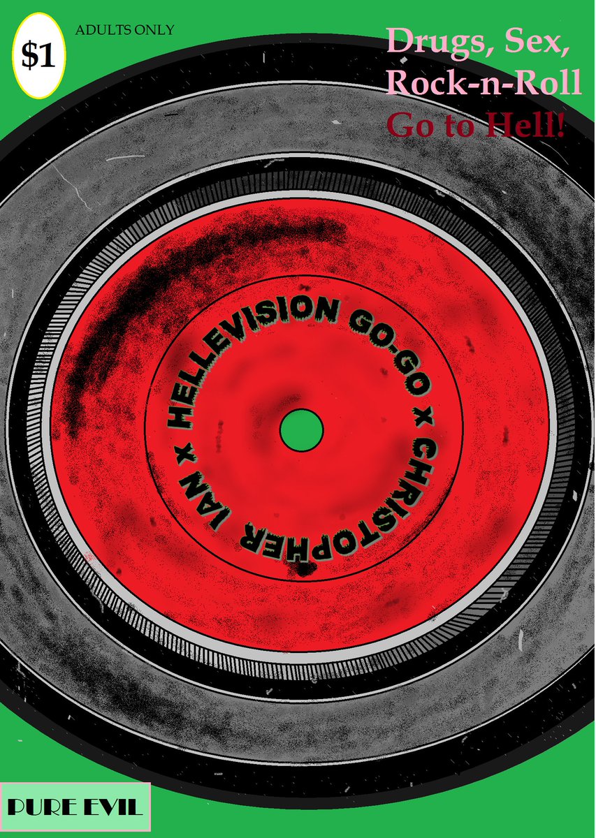HellevisionGoGo's tweet photo. Looking for a bad time? Well, we're looking for some bad people.

Hellevision Go-Go is a psychobilly novella being published on the blockchain.

We'll see you in Hell.

#NFT #nftart #metaverse #NFTartist #blockchain #crypto #Cryptoart #NFTCommunity https://t.co/Zhfc8le5FS