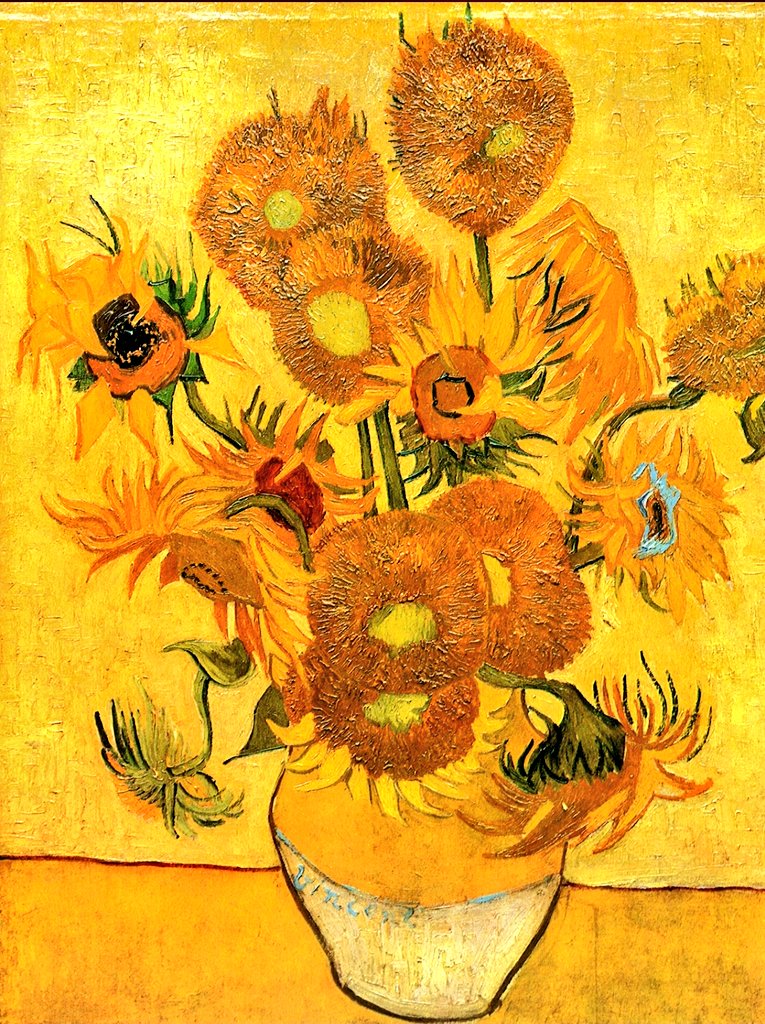 CherScheff's tweet photo. "How wonderful yellow is, it stands for the Sun 🌞
V. van Gogh
#HappySunday
#VvanGogh
#Paintings
#Sun #Yellow https://t.co/rukYzBw5Id
