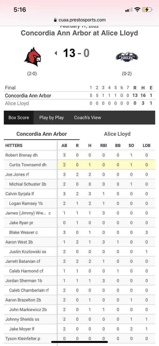 Croswell-Lexington Pioneers Baseball (@croslexbaseball) on Twitter photo A couple Cros-Lex alumni <a href="/curttownsend12/">Curtis Townsend</a> and <a href="/JoeyJohnston05/">Joey Johnston</a> making contributions for their college teams A couple Cros-Lex alumni <a href="/curttownsend12/">Curtis Townsend</a> and <a href="/JoeyJohnston05/">Joey Johnston</a> making contributions for their college teams
