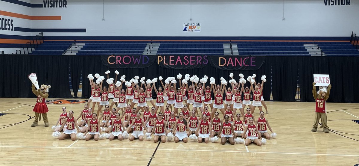 DOTYDad's tweet photo. Cadettes making a statement on a Saturday at Crowd Pleasers!
#cywoods212
#proudprincipal https://t.co/N6PE0MLJvS