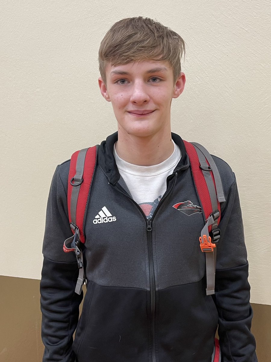 Congratulations to Austin Munier - your B-4 District Champion at 126lb!  #StateBoundRaiders #TheRaiderWay