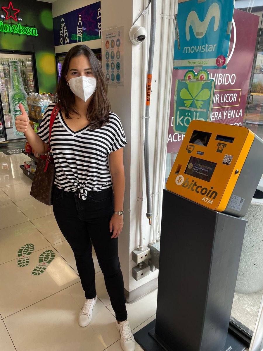 Muy orgullosa de inaugurar en Delimart Costa Rica la primer terminal de  compra #Bitcoin en tiendas en el país. Seguimos acercándonos a la  innovación que le ofrecemos a nuestros clientes.