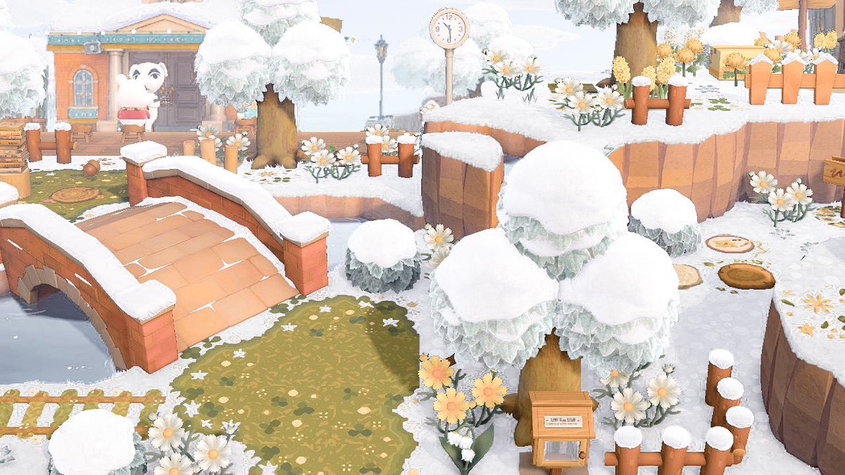 Winters entrance 💗🕊❄️

#acnh #animalcrossing