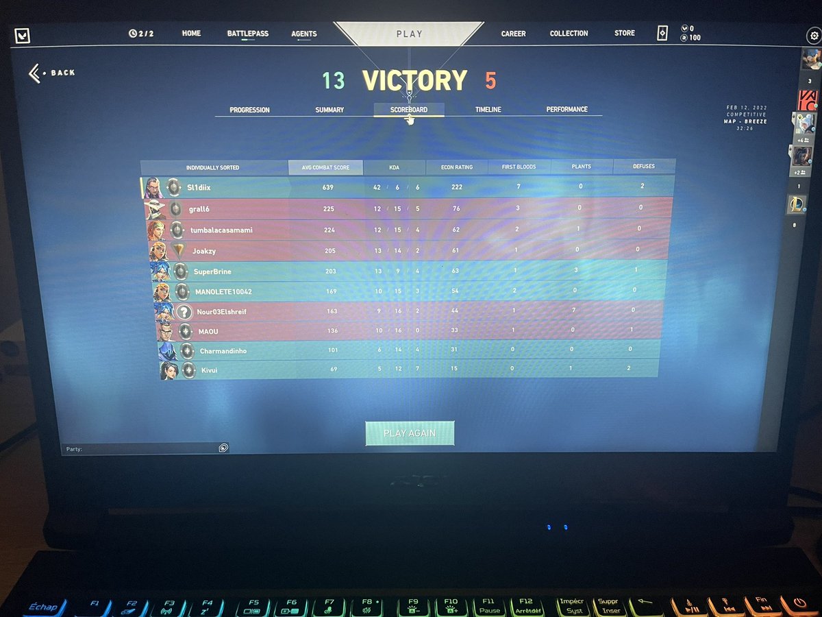 First carnage on valorant (I just begin don’t blame the iron)