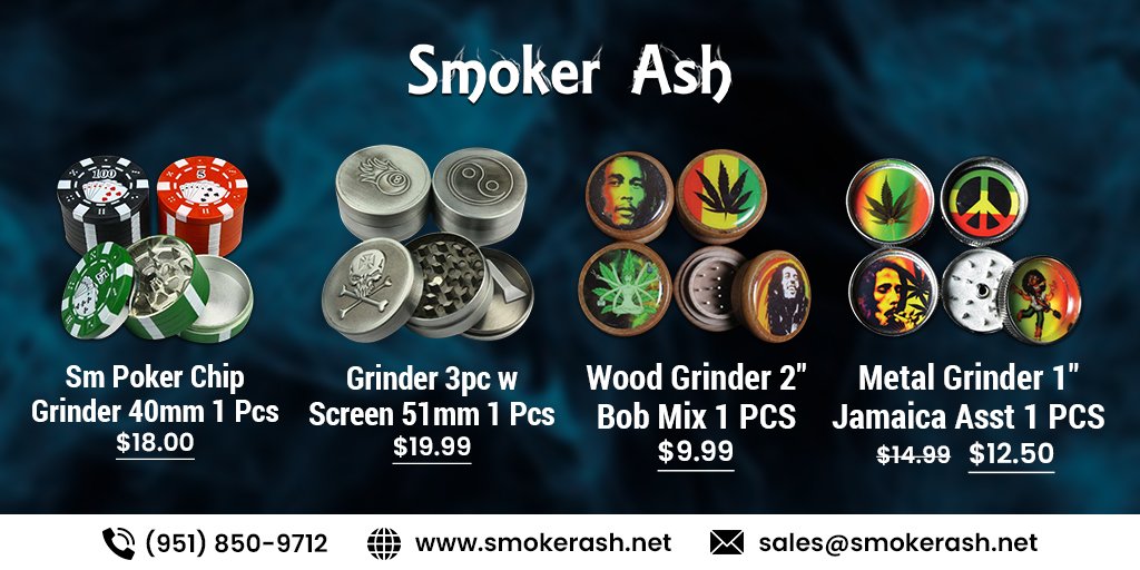 smokerash1's tweet photo. Grinders help you grind, break up and shred your chosen spice, dry herb, or tobacco mix to perfection, so you can easily handle and safely manage them.
#grinder #tobacco #herbs https://t.co/Q0wb1a0jvp