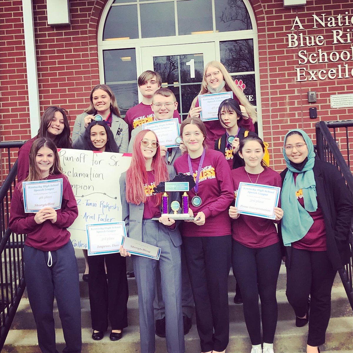 cooperforensics's tweet image. A huge congratulations to the Cooper Speech team for placing 3rd at the Northern KY KHSSL Regional tournament!  What a great day to be a Jag!  #weareback! #wearecooper!#wearecooperspeech!♥️💛🐆🎭