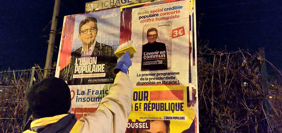 firosny's tweet photo. #RDVDimanche jours et nuits les #InsoumisEnAction dans tout le pays pour faire gagner la justice sociale et #AvenirEnCommun #MelenchonMontpellier À nous de convaincre ceux qui hésitent encore à rejoindre #UnionPopulaire #MelenchonVaGagner https://t.co/irkVpfxRh5