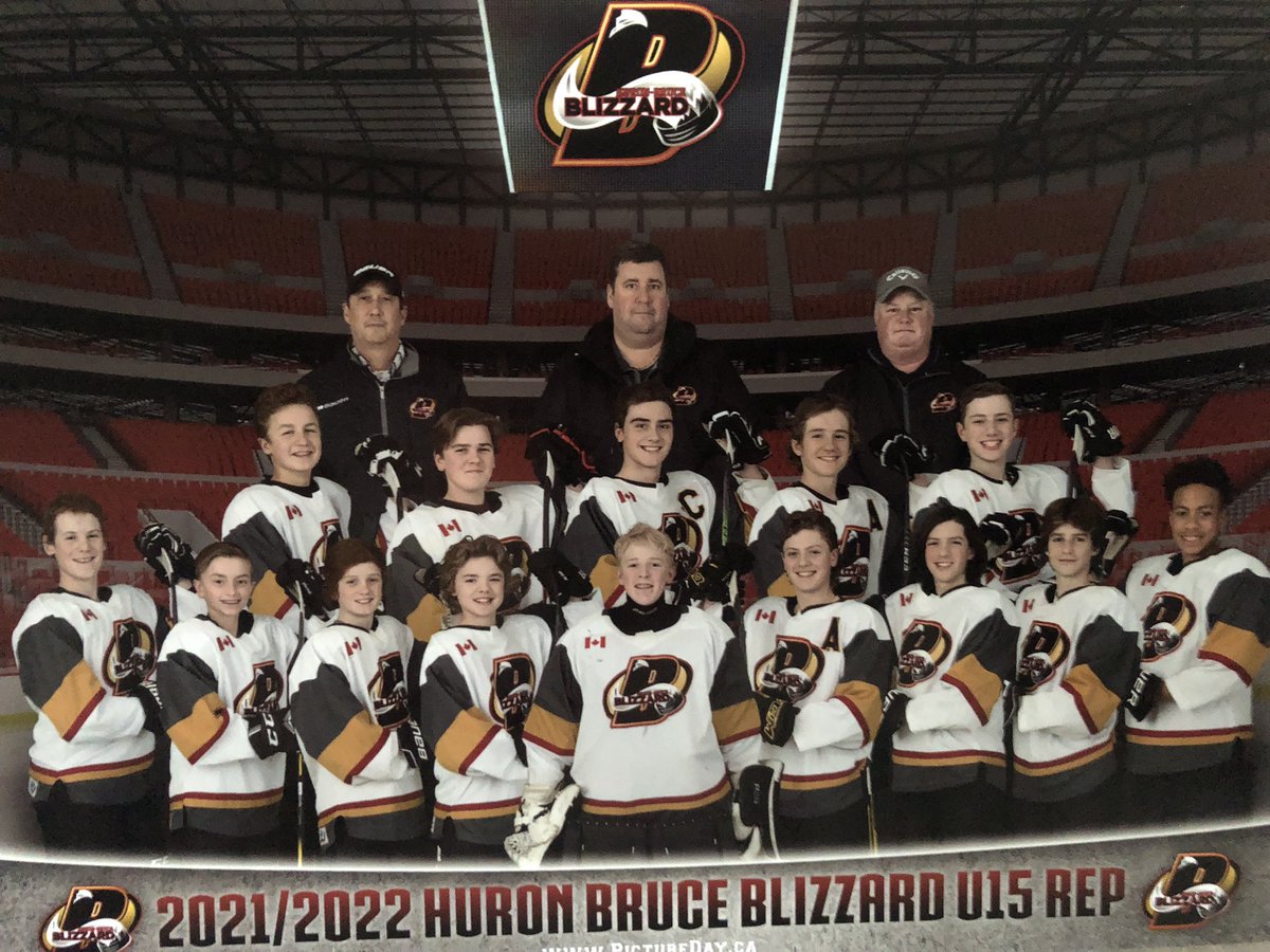 DhelmBeefGuy's tweet photo. The Huron-Bruce Minor Hockey Association U15 Blizzard played a great 3rd game and came away with a 2-1 victory over Essa to go 3 and 0 finishing in 1st place in Group 1!  They’ll move onto the semifinals of the International Silverstick Tournament tomorrow morning in Kincardine! https://t.co/J3SAXj5Dac