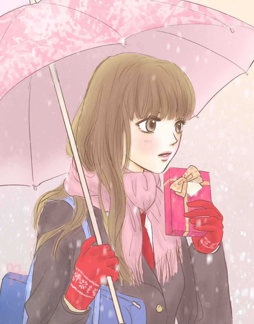 ラフ子 バレンタインイラスト描きました 告白しようか迷ってる女の子 バレンタインイラスト イラスト好きな人とつながりたい 春の創作クラスタフォロー祭り 冬の創作クラスタフォロー祭り オリキャラ バレンタイン T Co L7qgpahrlk