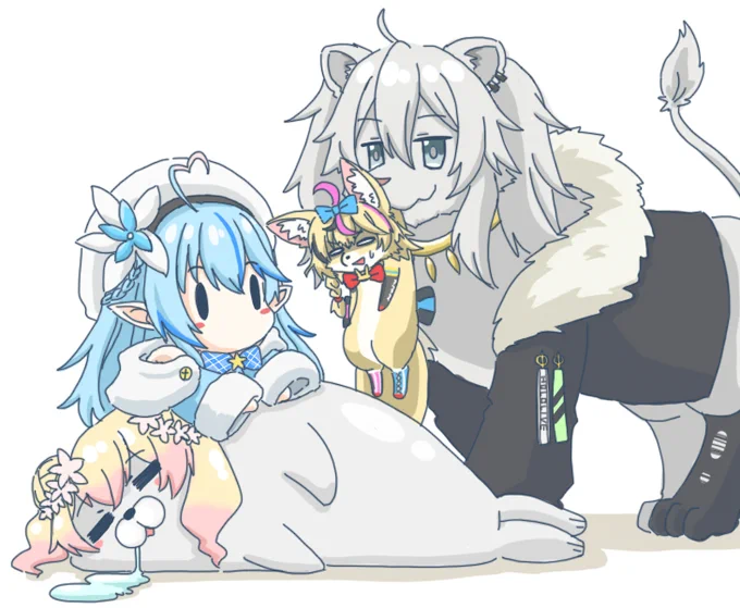 ❄️ 🦁 🦭 🦊
#LamyArt 
#ししらーと 
#絵まる 
#ねねアルバム 