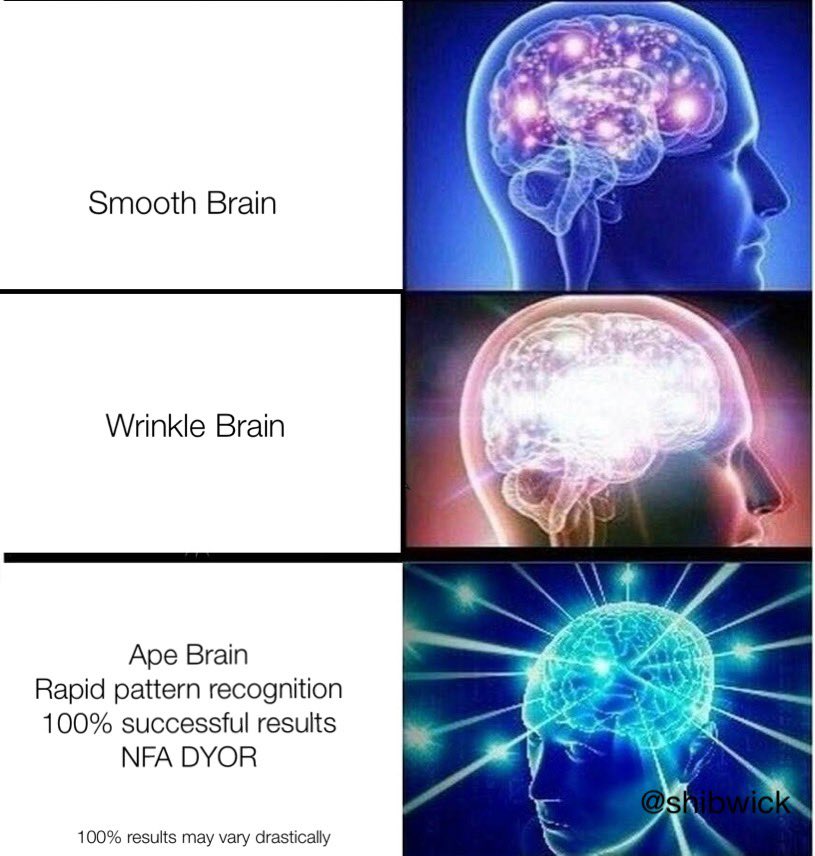 shibwick's tweet photo. @RonDuckgundy @GoddRichAlways @noncoducks #apebrain meme https://t.co/b0wGhzm47f