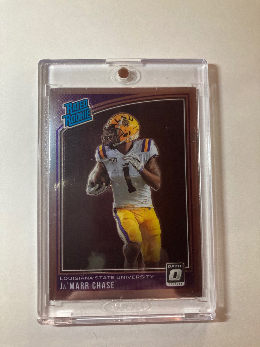 🎁Appreciation Day Giveaway🎁

Winner will be picked Monday

First of 2 giveaways today!

🔥Ja’Marr Chase Donruss Optic Rated Rookie 

To enter
1. Follow
2. Retweet
3. Like

<a href="/sports_sell/">@SPORTS_SΞLL</a> #NFL #Cincinnati #Bengals #LSU #SuperBowl