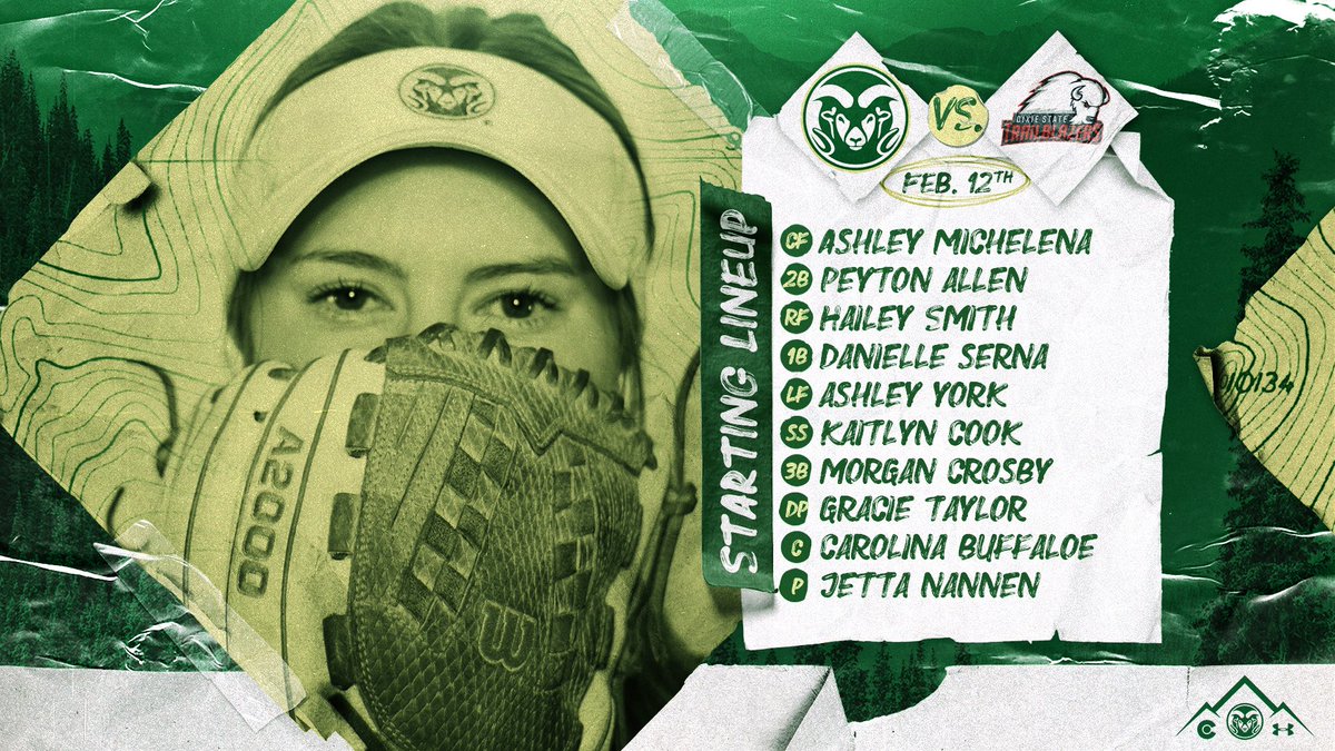 CSUSoftball's tweet photo. We started a little late, but here we go against Dixie State!

A few more first career starts with @gracietaylor_11, @JettaNannen and Carolina Buffaloe!

#MakingHerMark https://t.co/t4JFyzjgO3