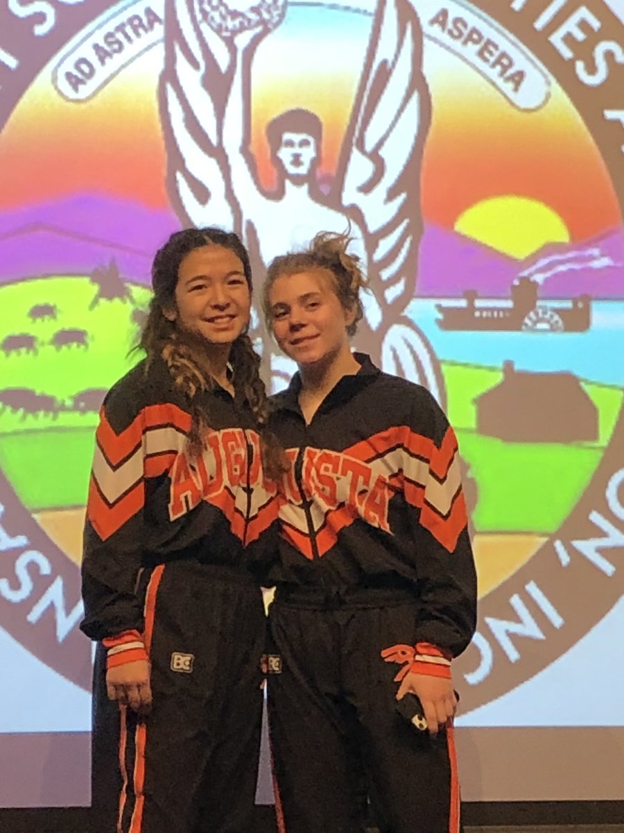 bterry_brandon's tweet photo. Congrats to 2021-22 Augusta Oriole Girls State Qualifiers:
Jill High 2nd Place 126 pounds.             Emma Otsuka 4th Place 138 pounds
Emily Hess lost in cons. Semis https://t.co/sifeZbrsnV
