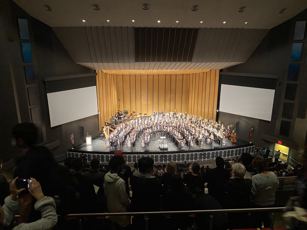 RangerRegiment's tweet photo. What a great concert by Julian Garcia and the 2022 TMEA All-State Concert Band! Congratulations to Julian and his family! @ChisholmTrailHS @EMSISDFineArts https://t.co/uIy8xaxXhM