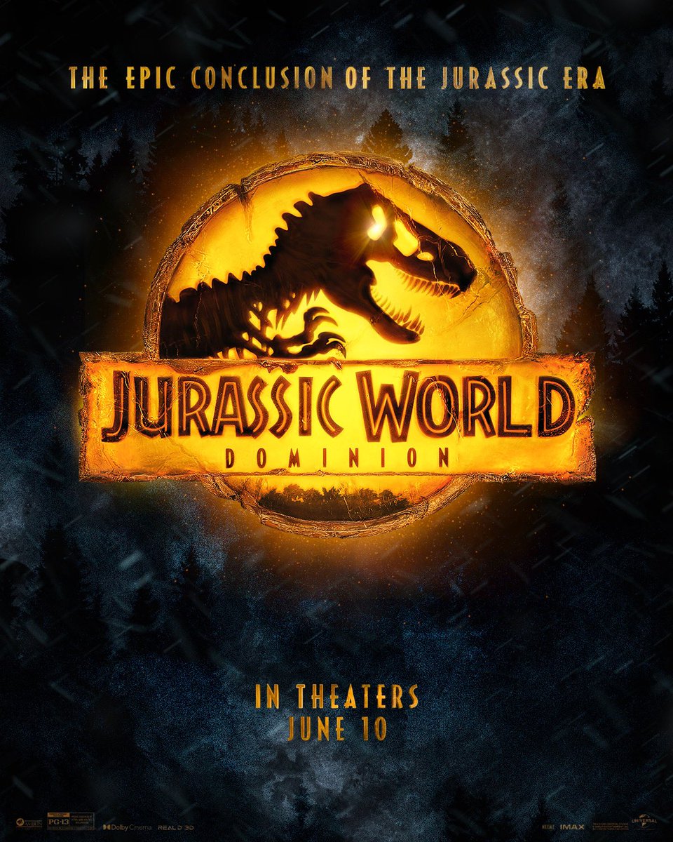 movieposterguy's tweet photo. Retweet if you’re seeing #JurassicWorldDominion opening weekend more than once! https://t.co/HBMiEcov4W