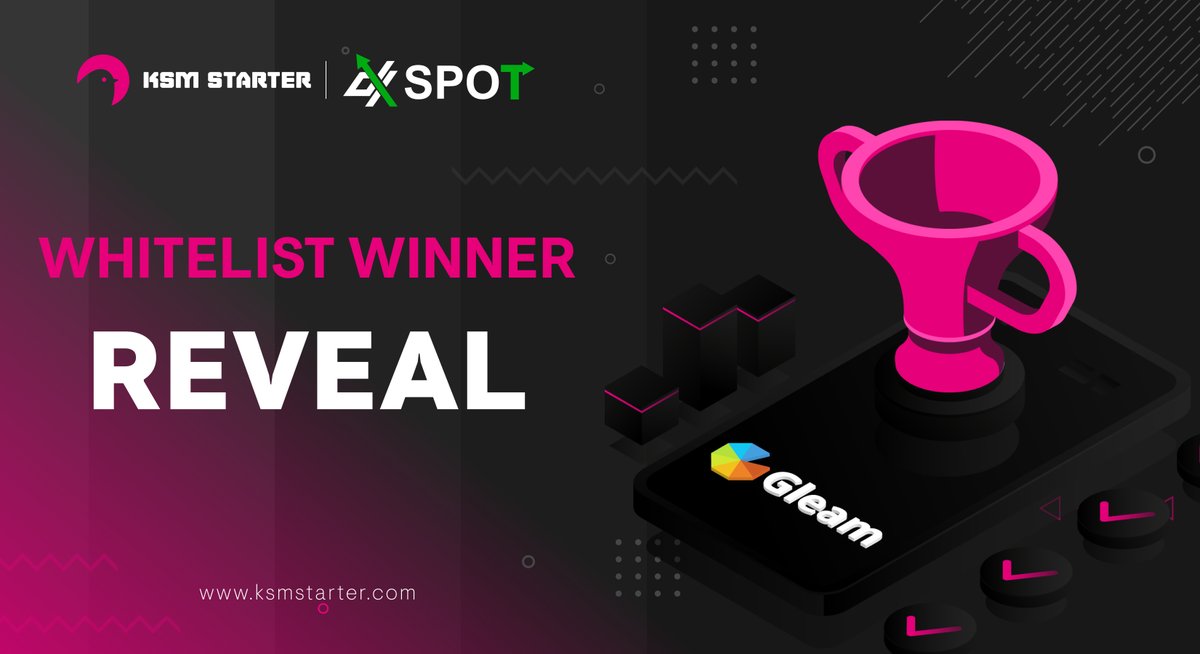 Whitelist result for <a href="/DxSpotOfficial/">Dx Spot Official</a>  is now here! 🥳

🚨Public sale of $DXS will be held on February 20th - 3PM UTC🚨

👉Gleam whitelist winners: 
docs.google.com/spreadsheets/d…

$KST #Listing #Crypto #Launchpad