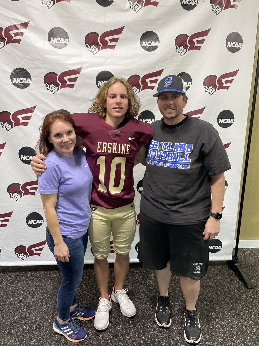 Thank you <a href="/FleetFB/">Erskine Football</a> for inviting me out for a visit. <a href="/seth_weaver6/">Seth Weaver</a> <a href="/shapboyd/">Shap Boyd</a>
