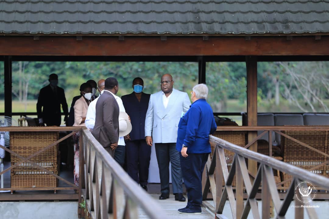 Presidence_RDC's tweet photo. Ils ont aussi salué et encouragé la démarche conjointe amorcée par les  gouvernements de l'Ouganda et du Rwanda pour rouvrir leur frontière commune à la circulation des biens et des personnes et pour privilégier la voie diplomatique pour résoudre leurs différends. https://t.co/OVqWhjujPm