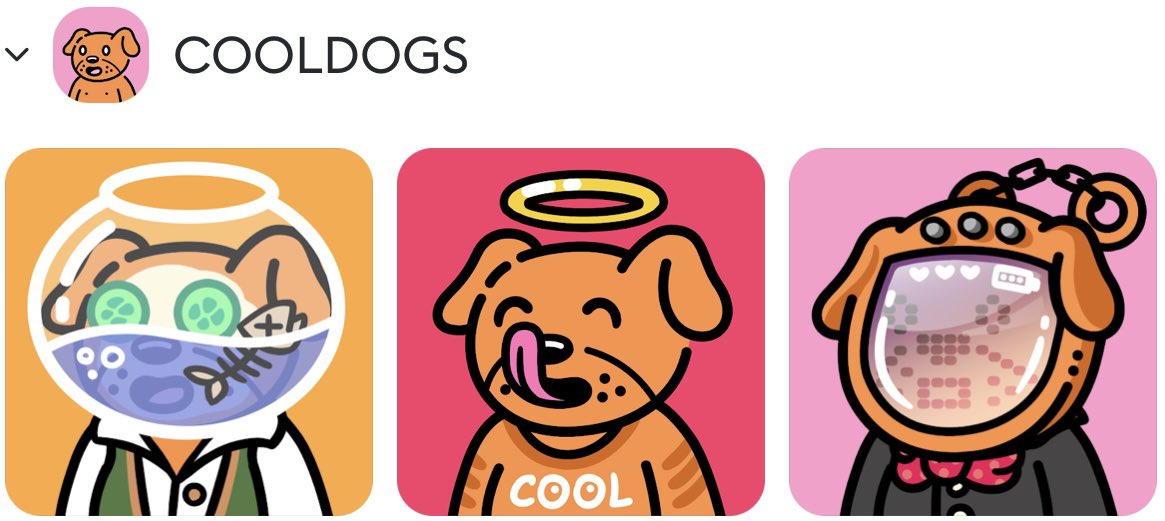 At 2k followers I will give away one of these @Cool_Dogs_ to one random person who ISNT a #CoolDogs yet
Please 3 things.
Like 💜
Retweet/share
And follow me.
You have til 12am 2/14/22
#NFTGiveaway #NFTCommunity #NFTs #NFT #opensea 
My os is linked in bio, no games just luck!
GL!!