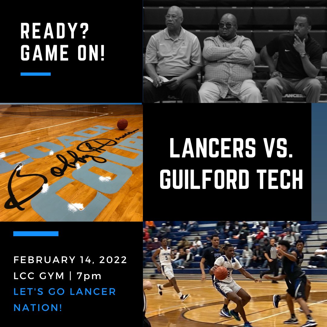 LCCAthletics_'s tweet image. DATE NIGHT.....bring your Valentine Monday night, 7pm. @LCCLancers @ScottWhitting11 @JuniousSmithIII @BCHanks @KCKennedy93