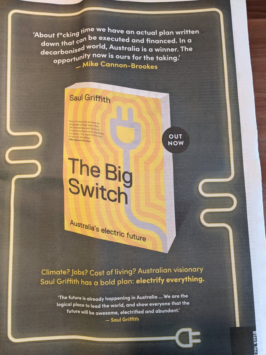 redrollers's tweet image. Pre-order your copy now. Love your vision and momentum @GriffithSaul 
#electrifyeverything #pavingapathforward  #thebigswitch