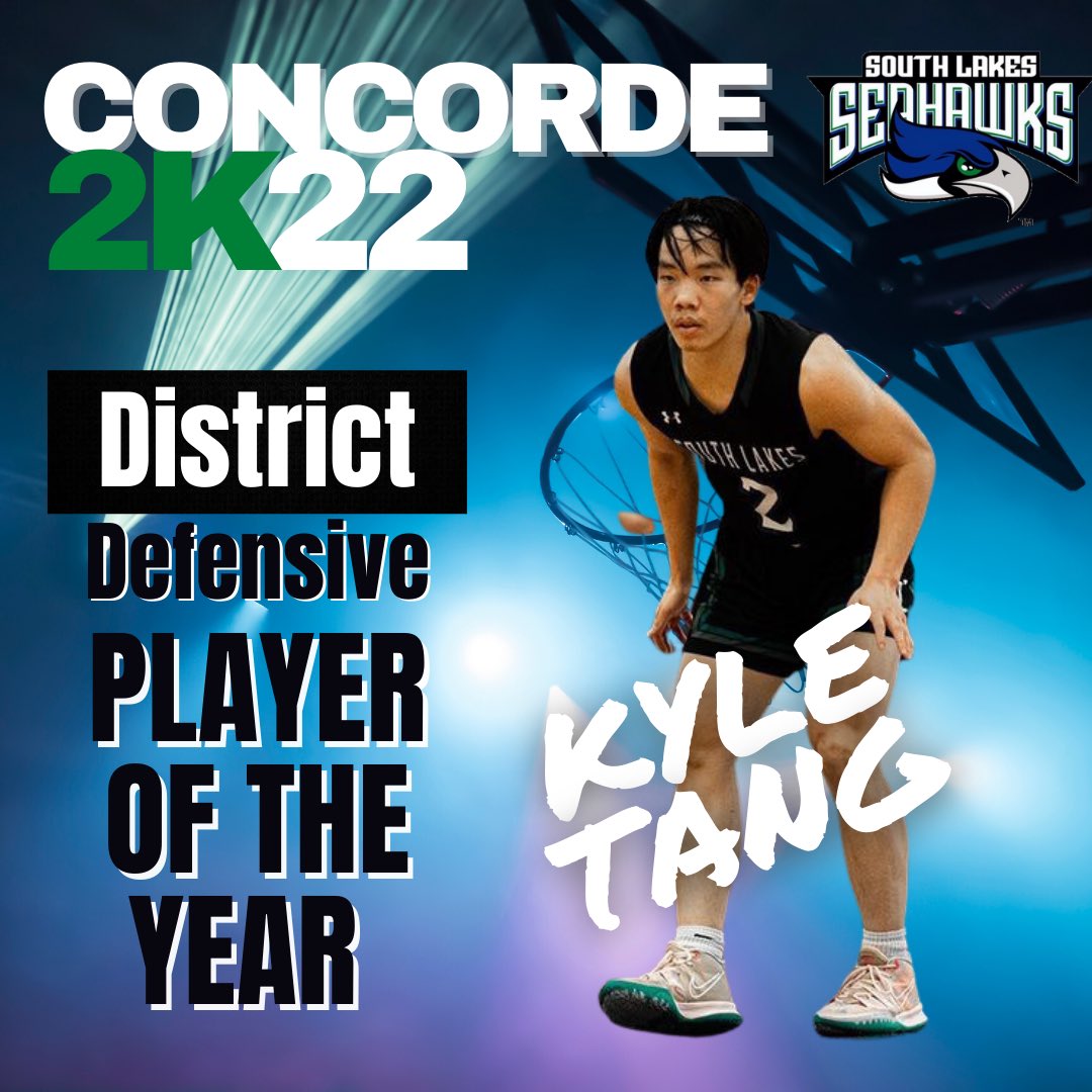 SLSeahawksBball's tweet photo. Congratulations to the 2021-22 Concorde District DEFENSIVE Player of the Year, Senior Kyle Tang.

Kyle was also selected as the DPOY last season in the Liberty District. Thank you to the coaches within our district for recognizing Kyle for this award. https://t.co/kXcfJiGp55