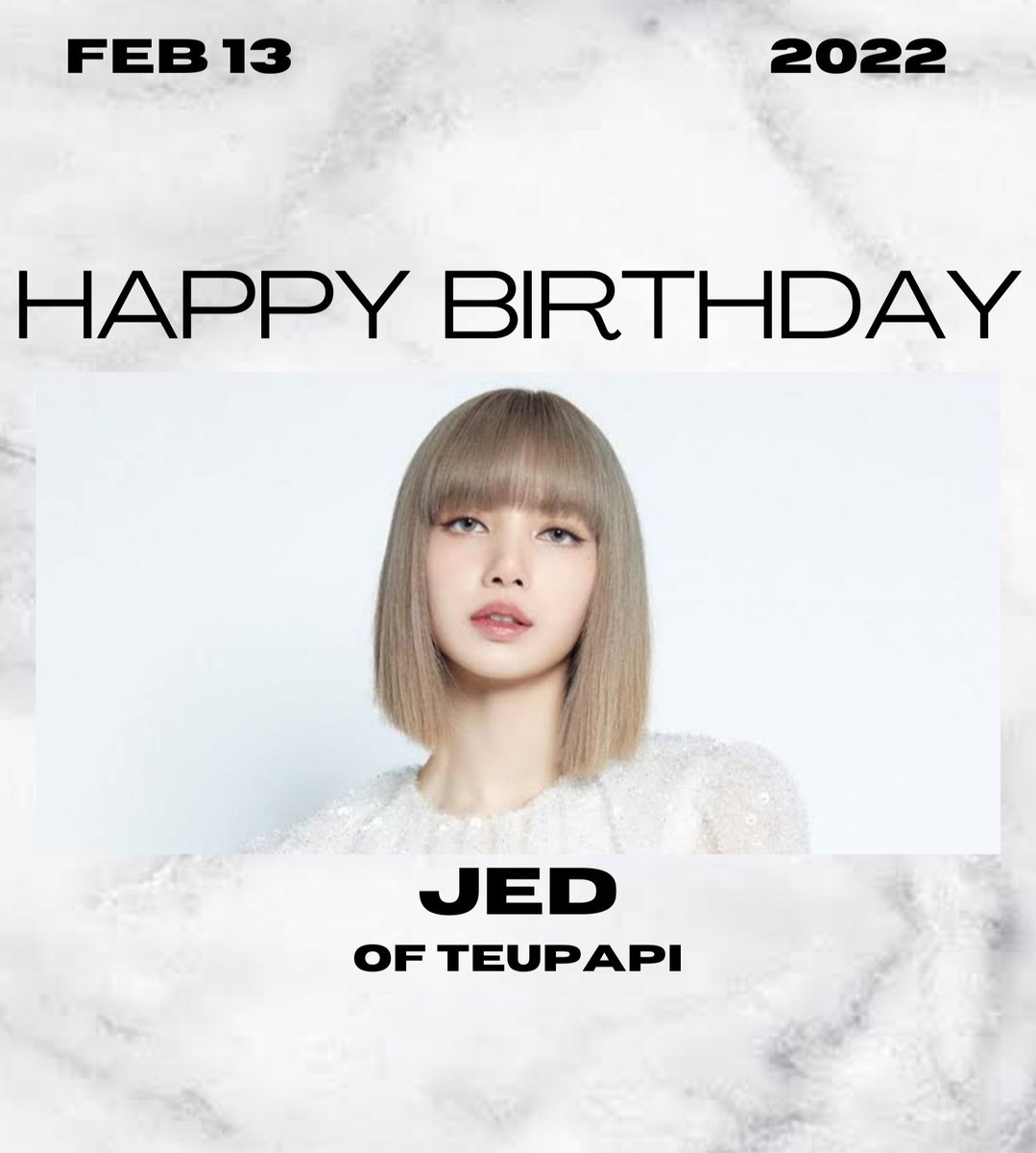 teupapimembers's tweet photo. HAPPY BIRTHDAY @sooyalvrs !!
✅2022.02.13
#TEUPAPI #JED #JEDBIRTH https://t.co/FLH0D3XScE