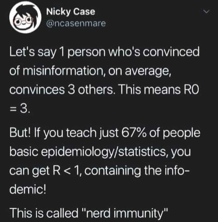 AGwraig's tweet image. #nerdimmunity #nerds #infodemic #science