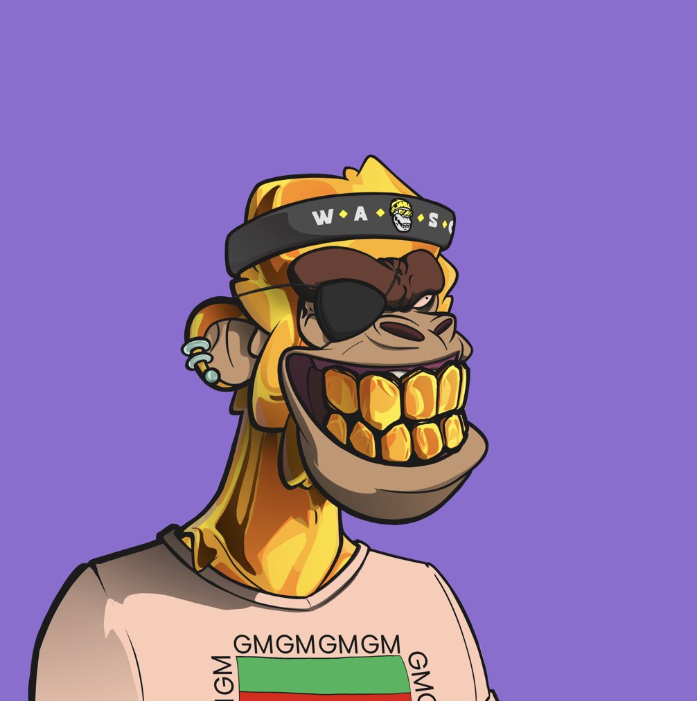 DimSumMaxi's tweet photo. @sobanoodles_ @onlygoldenapes @WealthyApeSC Gold is good 👍🏽 #EarnYour$Wealth @WealthyApeSC https://t.co/LjCNLaCHR5