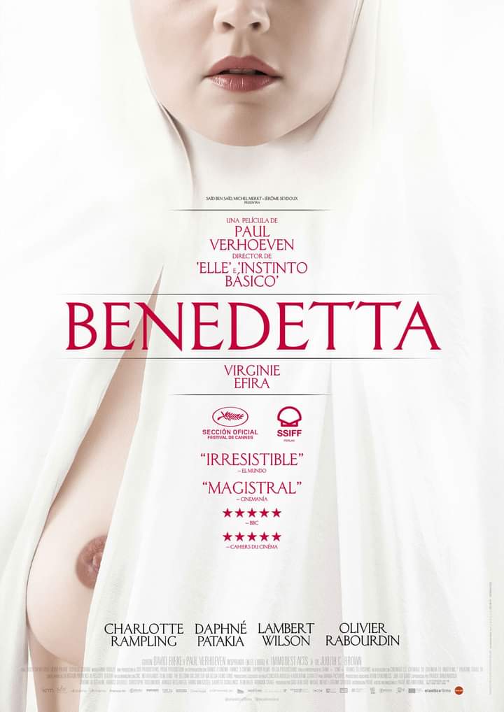 theboxprojectOf's tweet photo. Tienen que ver la nueva película tan controversial de #PaulVerhoeven. 
Sinopsis: A finales del siglo XVII, con una plaga asolando la tierra, la monja Benedetta se ve envuelta en un prohibido romance lésbico con una novicia. #Benedetta... https://t.co/4QUYwuU1MO