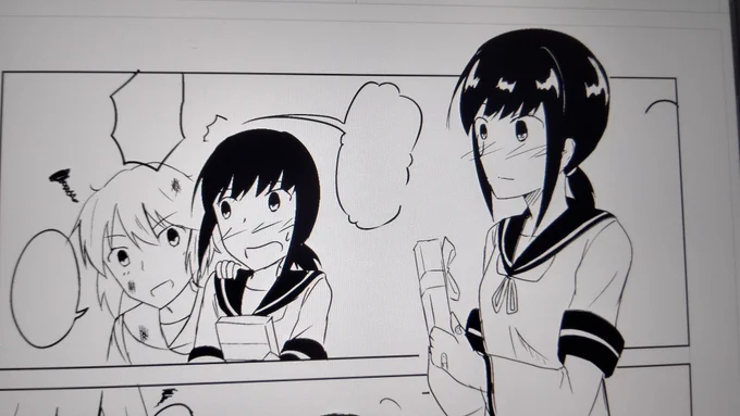 久しぶりに漫画も描いてる、これも明日までには··· 