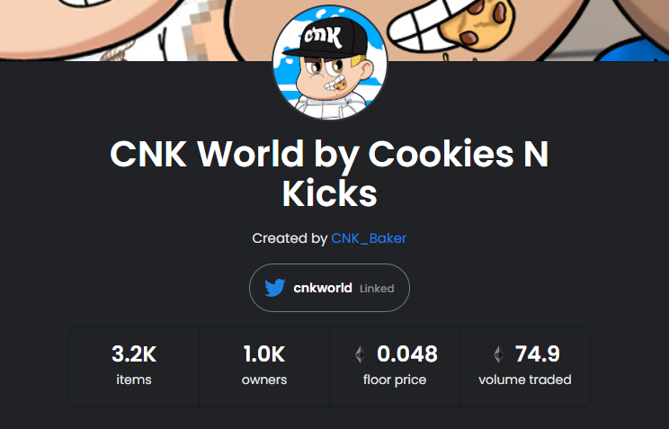 KesslerNft's tweet photo. Hey guy's make sure to check out this project ! 
The Floor Price is very low ! This is your chance to be part of the family. <3 

@cnkworld 
https://t.co/KZdLXaLIaH

#NFTs #NFT #NFTCommunity #opensea #OpenSeaNFT #CNKWorld https://t.co/Dp3NonhXcq