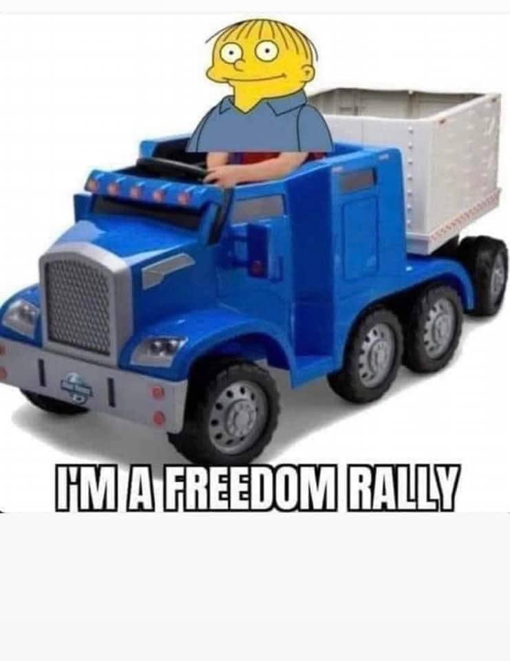 actingcasually's tweet image. #ConvoyForFreedom2022