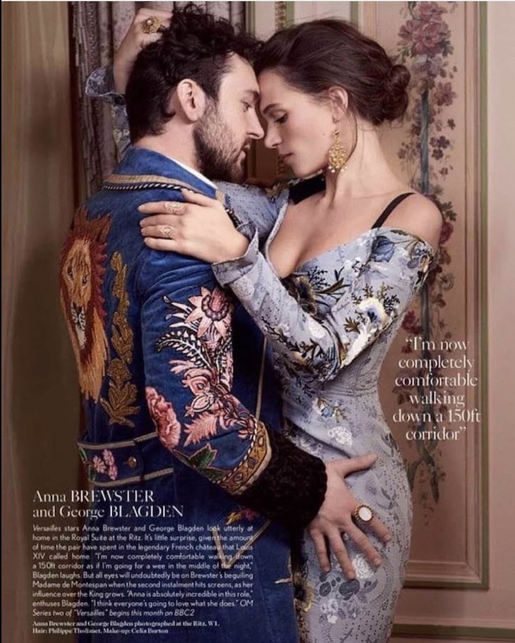 #Steamy #Stunner for #SunKingSunday #Versailles #GeorgeBlagden and #AnnaBrewster in #VogueUK