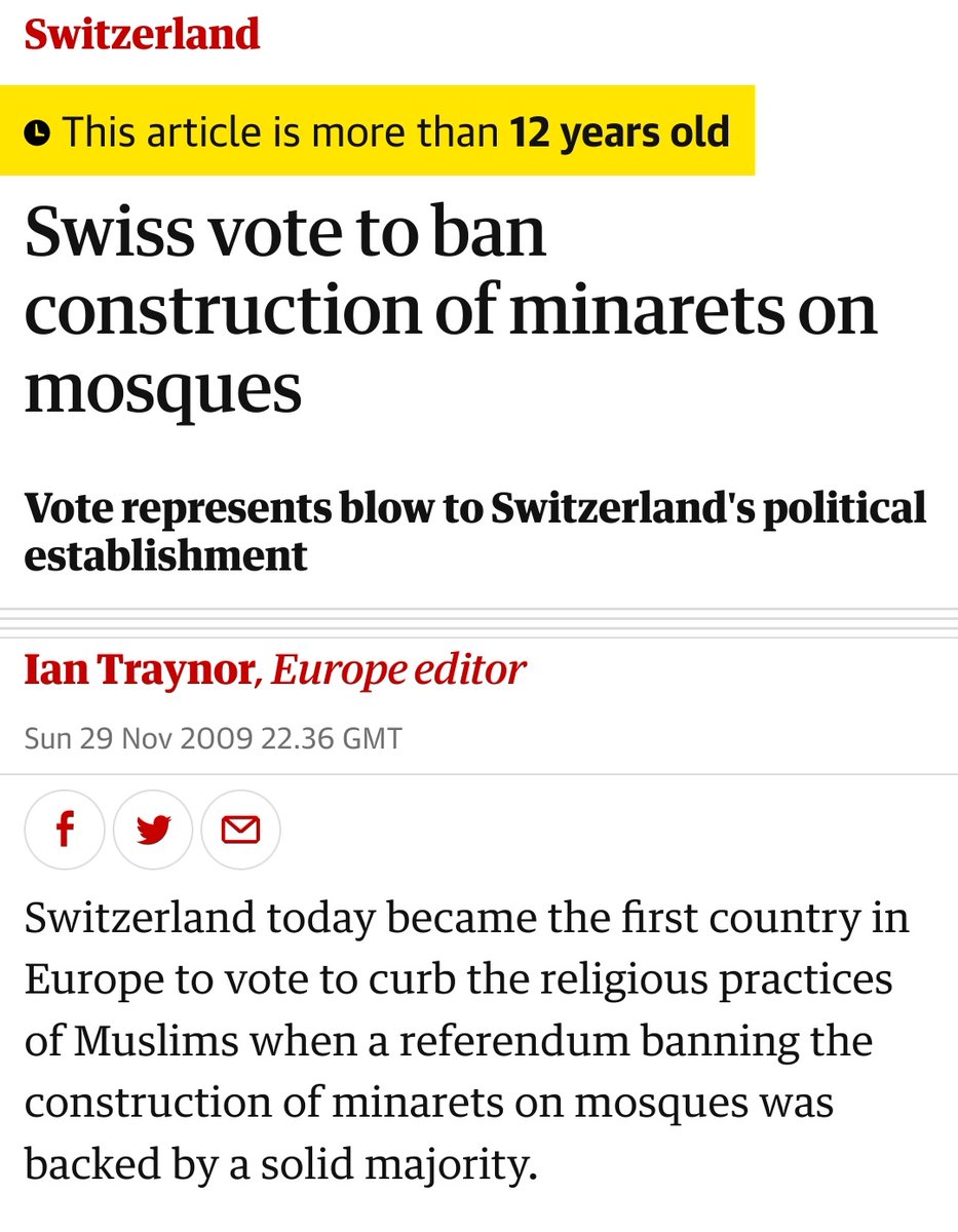 UpendraMPradhan's tweet photo. Chal Bach

Your fucking racist country was the 1st to ban minarets in mosques. 12-yrs ago.

The audacity @DBachGlobal has in preaching tolerance to others.

#WhitePrevilege #WhiteWash https://t.co/UTlduKE3sr