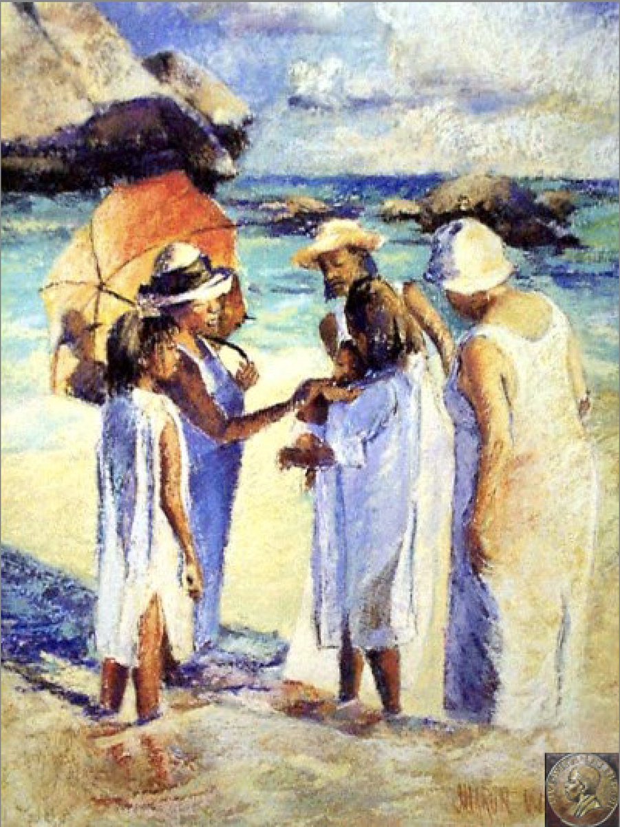 SharonAMuhammad's tweet photo. "The Curiosity" celebrating 30 years of art making. ..remembering when the touch of others was welcomed, when babies felt love from everyone, when we could hold them. My family were often my models  #blackfamily  #diaspora  #blackwomen  #blackartist  #blackhistorymonth https://t.co/xtwTm7H7QQ
