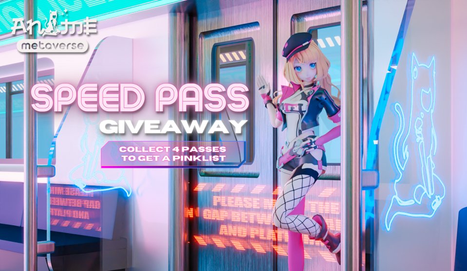RCV_Kai's tweet photo. 🚨 Anime Metaverse gave me 2 SPEED Passes. I want to give the passes to my followers! 🚨

To join:
1. Follow @AnimeMetaverse_ and @NANOPASS_Kai  
2. RT, Like, Tag 3 Friends

2 Winners will be announced in 36 hours!

#AnimeMetaverse #AMSpeedPass #NFTGiveaways #AnimeNFT https://t.co/S2kkXtBxZJ