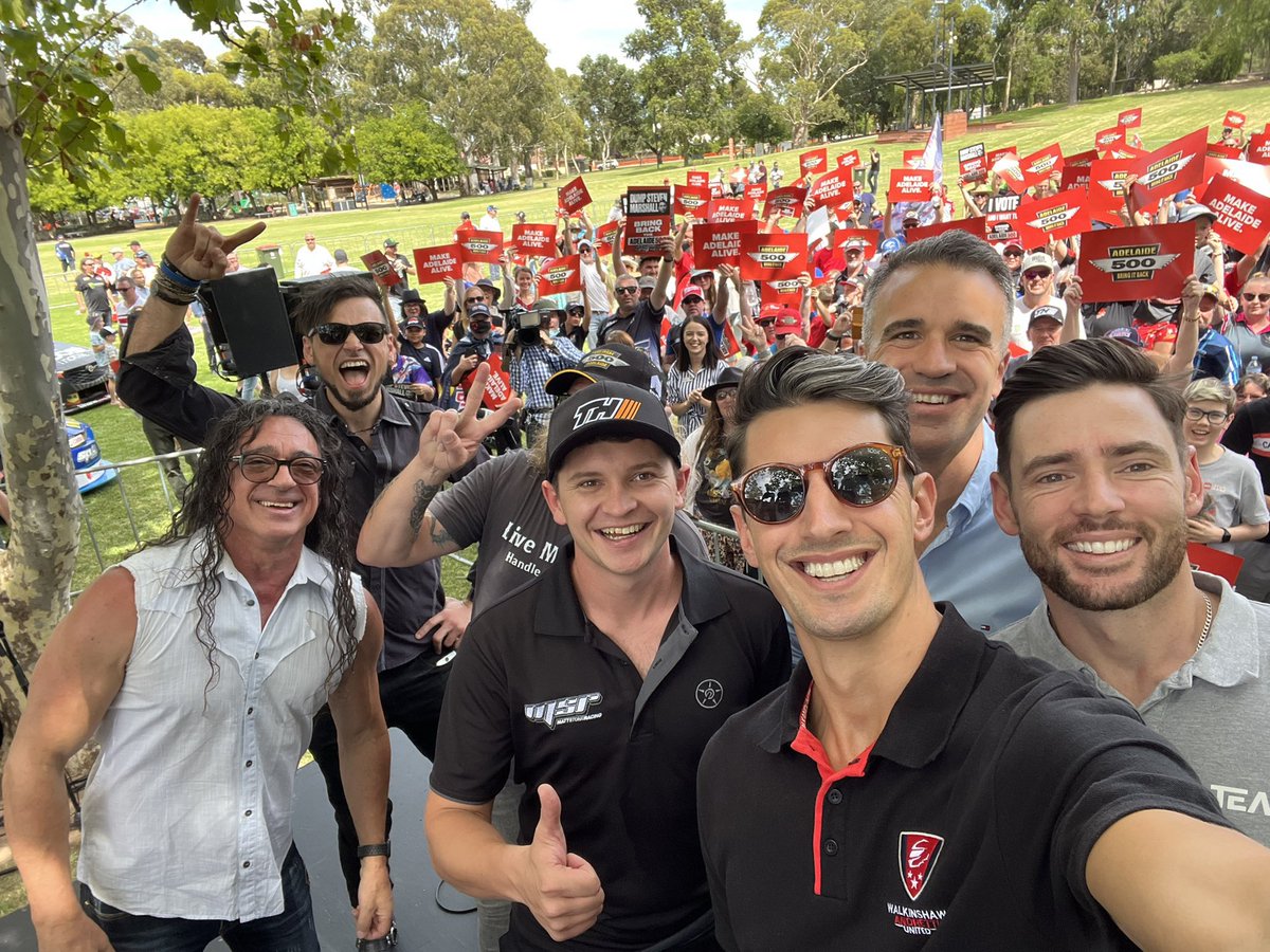 Todd_Hazelwood's tweet photo. Incredible support towards the announcement that @PMalinauskasMP will bring back the Adelaide 500 as the grand finale for 2022! 

If elected, his plans will make this event bigger and better than ever before. He’s got my vote! 👏🏼

#RepcoSC #BringbackAdelaide500 https://t.co/7TS8lkWg5R