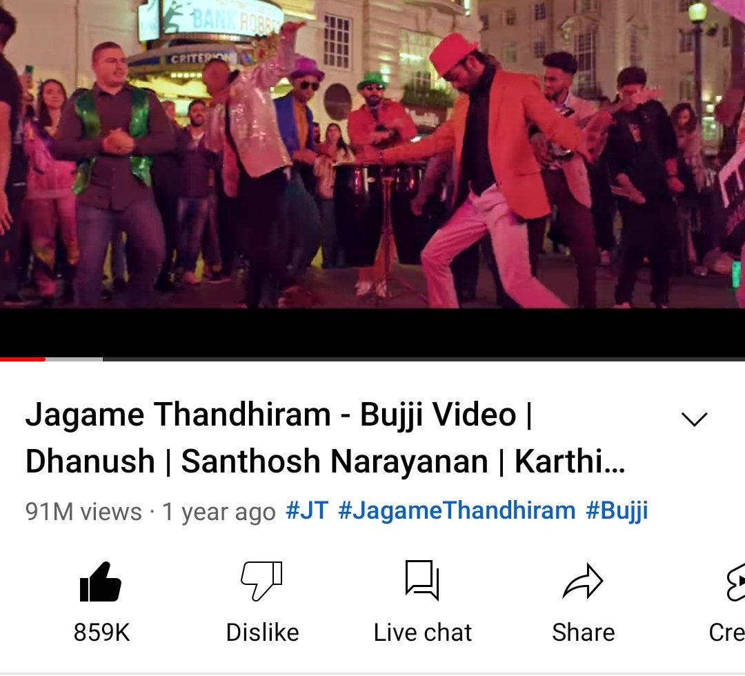 Dharun__Offl's tweet photo. Bujji Video Song Hits 91M Views! 🔥

#7YearsOfBBAnegan #Vaathi @dhanushkraja https://t.co/xHPLKZBTZX