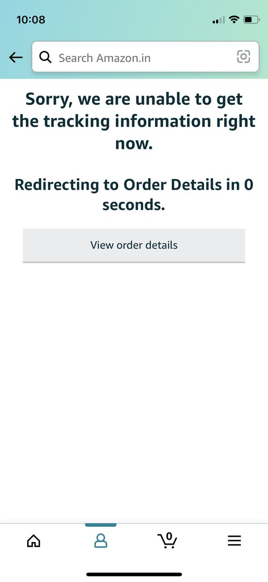 technodeep's tweet image. @amazon I feel it’s a functional bug as I am unable to cancel the order!  Don’t think it’s your downtime as this order only missing info . #amazonbug #bug