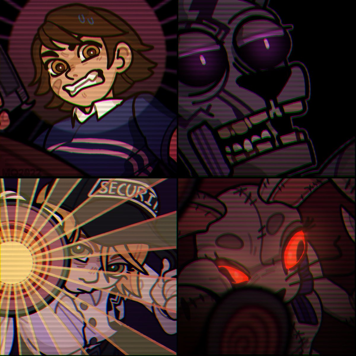 DelRosaRae's tweet photo. Doom Doom Doom #FNAF #securitybreach https://t.co/3KTDnzIopF