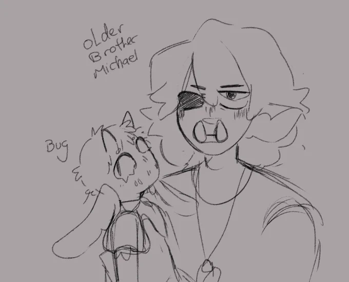 future _beloved adopt a new kid (real!)
big brother mike ! 