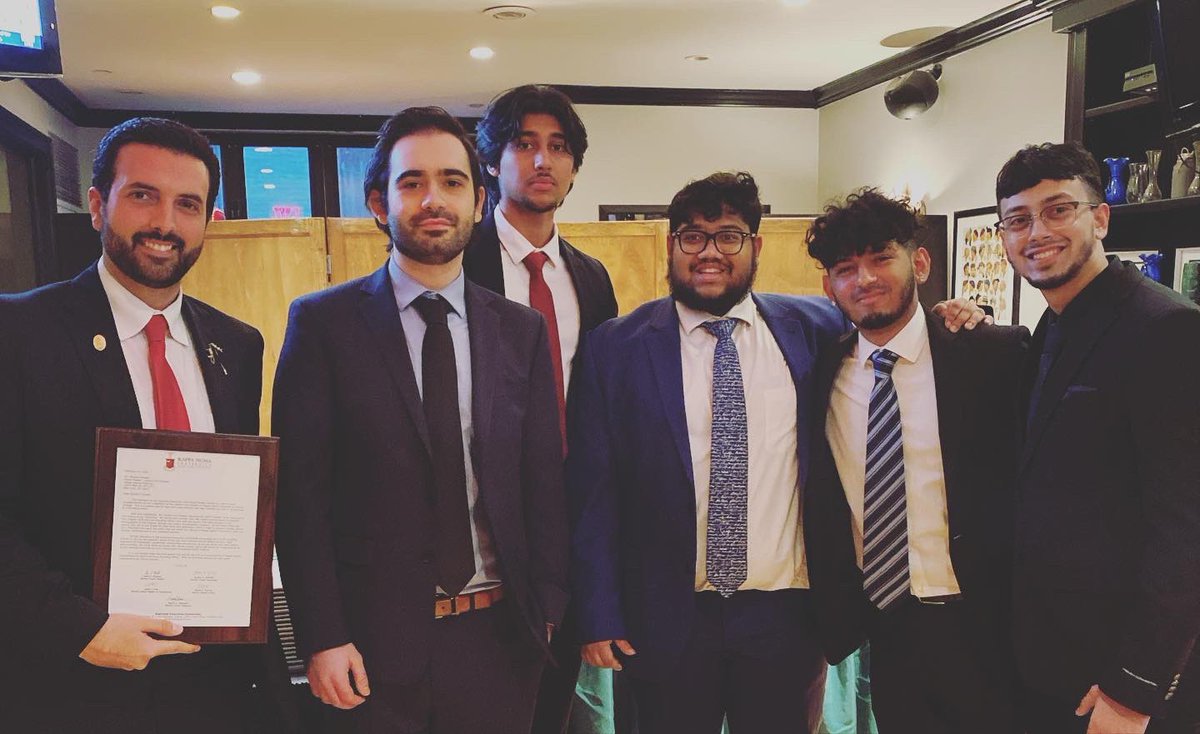 Today was a great day to be a <a href="/KappaSigmaHQ/">Kappa Sigma</a> as we installed our 432nd chapter of Kappa Sigma at Baruch College. A great group of young men. The future is bright!