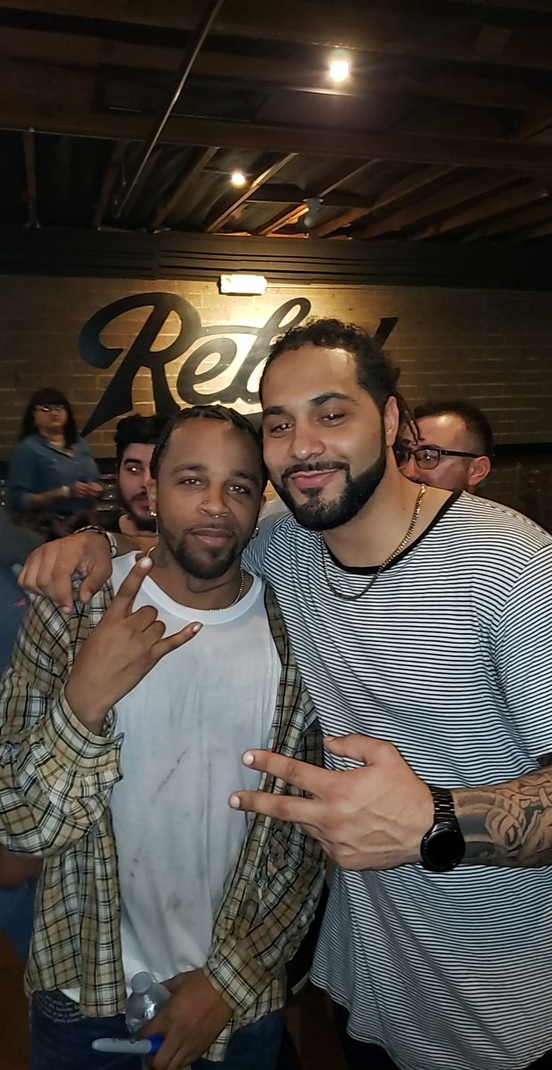 Wayne_Kker's tweet photo. Last night Z said friends come and go but family is forever, I felt that. This my brother right here! @AziziGibson https://t.co/CyblO9FRRI