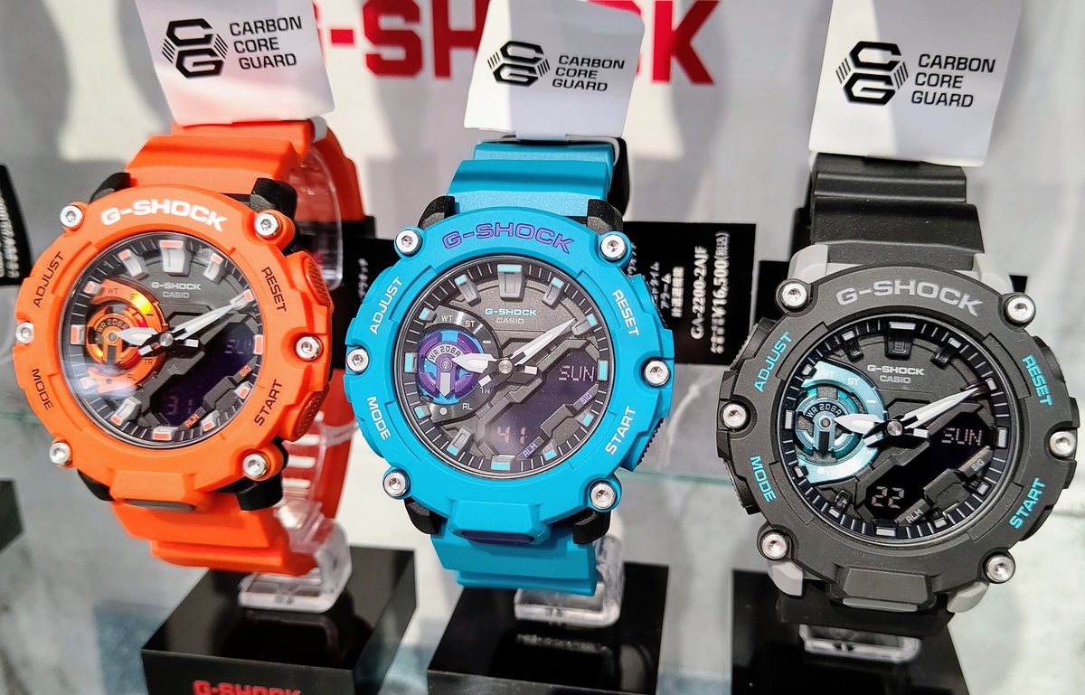 tomita_aizu's tweet photo. 【G-SHOCKの次世代スタンダード GA-2200】
昨日おとといに続きまたまたGA-2200シリーズのご紹介です😁
カラーバリエーションが豊富なモデルなので次々アップしたくなってしまうんです🥰
楽天市場にも出品中!
https://t.co/csqDOCOfOG
#GSHOCK #ジーショック #CASIO #GA2200 #楽天市場 https://t.co/u0GBfnjrU1